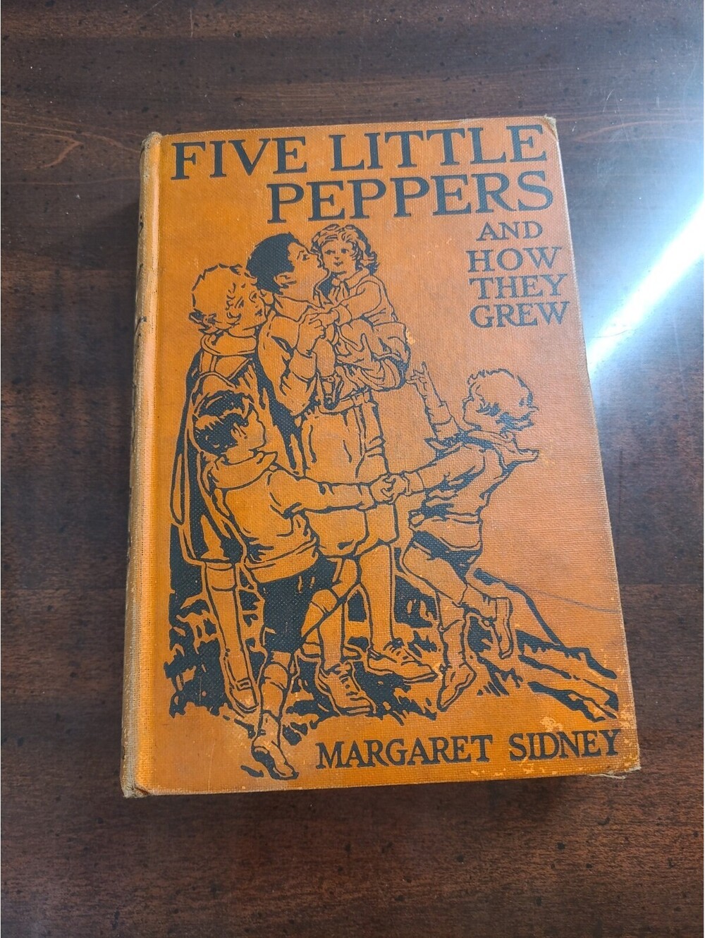 1909 Antique Five Little Peppers and How They Grew,  Illustrated, Lothrop Ed.,